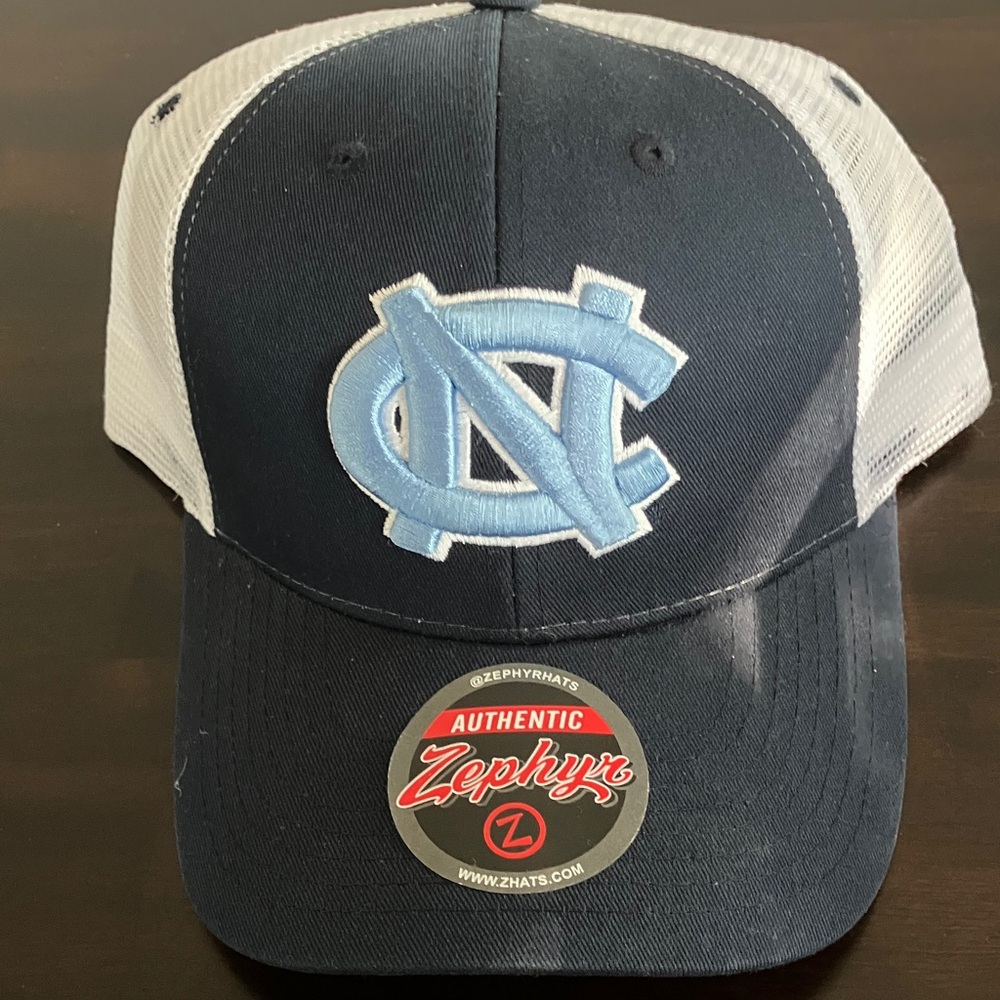 Zephyr UNC Brand New Blue and White Logo Cap University of North Carolina